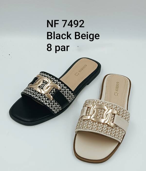 Klapki damskie Roz 36-41/ 8 par 1